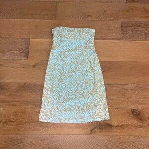 GAP Stretch Strapless Dress